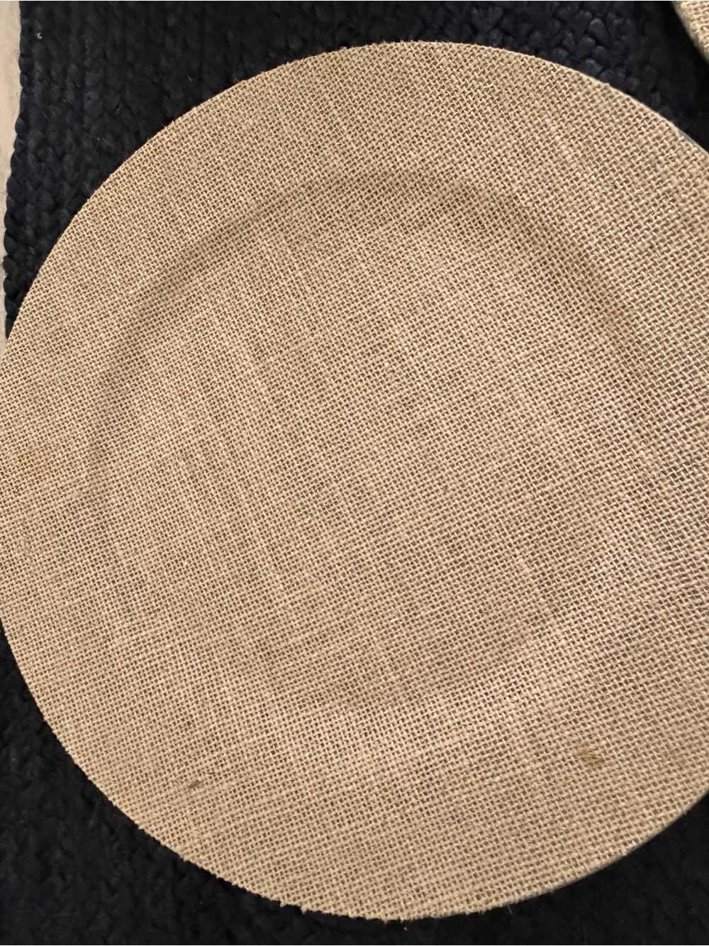 Hobby Lobby Natural Tan Woven Charger Plates Set